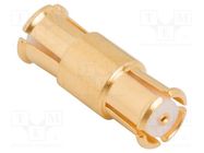 Adapter; SMP male,both sides; Insulation: PTFE; 50Ω; 26.5GHz AMPHENOL RF