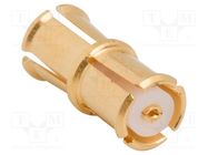 Adapter; SMP male,both sides; Insulation: PTFE; 50Ω; 26.5GHz AMPHENOL RF