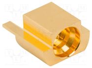 Connector: coaxial; socket; male; straight; 50Ω; SMT; on PCBs; 18GHz AMPHENOL RF