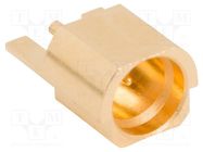 Connector: coaxial; socket; male; straight; 50Ω; SMT; on PCBs; SMP AMPHENOL RF