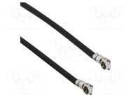 Cable; AMC4 female,both sides; angled; 0.1m AMPHENOL RF