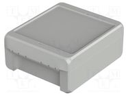 Enclosure: multipurpose; X: 125mm; Y: 151mm; Z: 60mm; BOCUBE; grey BOPLA