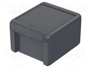 Enclosure: multipurpose; X: 125mm; Y: 151mm; Z: 90mm; BOCUBE; UL94V-0 BOPLA