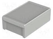 Enclosure: multipurpose; X: 170mm; Y: 271mm; Z: 90mm; BOCUBE; grey BOPLA