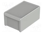 Enclosure: multipurpose; X: 170mm; Y: 271mm; Z: 120mm; BOCUBE; grey BOPLA