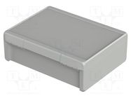 Enclosure: multipurpose; X: 284mm; Y: 364mm; Z: 120mm; BOCUBE; grey BOPLA