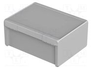 Enclosure: multipurpose; X: 284mm; Y: 364mm; Z: 160mm; BOCUBE; grey BOPLA