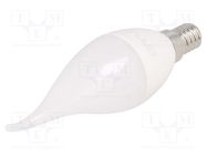 LED lamp; cool white; E14; 230VAC; 520lm; 6W; 160°; 6400K GTV Poland