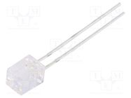 LED; rectangular; 5x5x7mm; blue; 220÷330mcd; 140°; Front: flat; 10mA OPTOSUPPLY