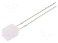 LED; yellow/green; rectangular; 5x5x7mm; bipolar,bicolour; 140° OPTOSUPPLY