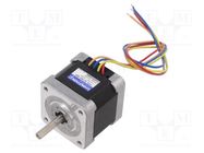 Motor: DC; 2-phase,bipolar,stepper; 24VDC; step 0,9°; 0.34Nm; 1A SANYO DENKI