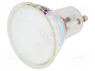 LED lamp; cool white; GU10; 230VAC; 270lm; 3W; 110°; 6400K GTV Poland