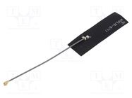 Antenna; 4G,LTE; 2dBi; linear; 56.59x16.53mm; -40÷85°C; IPEX YIC