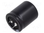 Capacitor: electrolytic; SNAP-IN; 10mF; 50VDC; Ø35x40mm; ±20%; JP CHANGZHOU HUAWEI ELECTRONIC