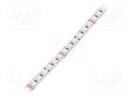 LED tape; RGB; LED/m: 120; 8mm; IP20; 120°; 19.2W/m; Thk: 2.5mm; 24VDC KLUŚ