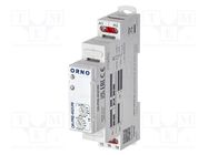 Timer; 1s÷10days; SPDT; 12÷240VAC; 12÷240VDC; -20÷50°C; IP20 ORNO