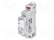 Timer; 1s÷10days; SPDT; 12÷240VAC; 12÷240VDC; -20÷50°C; IP20 ORNO