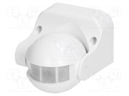 Motion sensor; wall mount; 230VAC; IP44; 12m; Range: 10s÷7min; 180° ORNO