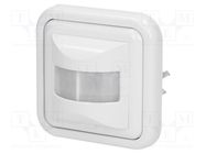 Motion sensor; flush mount,for wall mounting; 230VAC; IP20; 9m ORNO