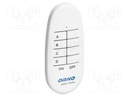 Remote control; 30m; Ch: 4; white ORNO