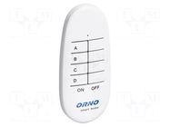 Remote control; 30m; Ch: 4; white ORNO