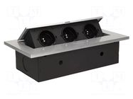 Plug socket strip: furniture; furniture socket; IP20; 3600W ORNO