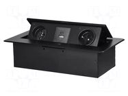 Plug socket strip: furniture; furniture socket; IP20; 3680W ORNO