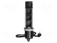 Plug socket strip: furniture; furniture socket; IP20; 3680W ORNO