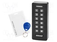 RFID combination lock; wall mount; 12VDC; IP20; -40÷60°C ORNO