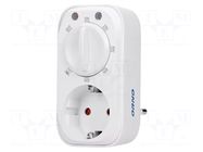 Automation module: programmable time switch; 2h÷8h; 230VAC/16A ORNO