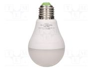 LED lamp; E27; 230VAC; 825lm; 7W; 360°; 4000K; CRImin: 80; 10m VIRONE