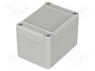 Enclosure: multipurpose; X: 60mm; Y: 82mm; Z: 57mm; EUROMAS II; grey BOPLA