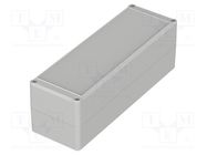 Enclosure: multipurpose; X: 80mm; Y: 240mm; Z: 80mm; EUROMAS II; grey BOPLA