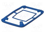 Gasket; elastomer thermoplastic TPE; BoPad; Colour: blue BOPLA