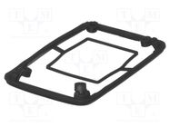 Gasket; elastomer thermoplastic TPE; BoPad; Colour: black BOPLA