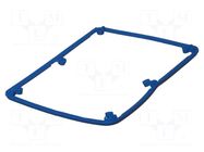 Gasket; elastomer thermoplastic TPE; BoPad; Colour: blue BOPLA