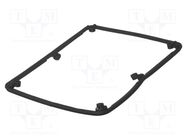 Gasket; elastomer thermoplastic TPE; BoPad; Colour: black BOPLA