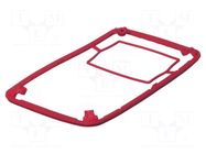 Gasket; elastomer thermoplastic TPE; BoPad; Colour: red BOPLA