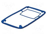 Gasket; elastomer thermoplastic TPE; BoPad; Colour: blue BOPLA