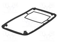 Gasket; elastomer thermoplastic TPE; BoPad; Colour: black BOPLA