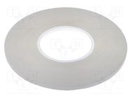 Tape: fixing; W: 6mm; L: 55m; Thk: 0.25mm; double-sided; acrylic AFTC