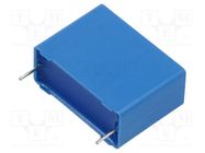 Capacitor: polypropylene; 1uF; 31.5x23x13.5mm; THT; ±10%; 27.5mm EPCOS