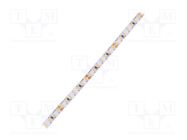 LED tape; white warm; LED/m: 196; 5mm; IP20; 120°; 9.1W/m; CRImin: 90 KLUŚ