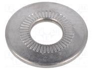 Washer; internally serrated; M10; D=27mm; h=3.1mm; BN 21207 BOSSARD