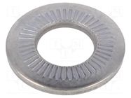 Washer; internally serrated; M10; D=22mm; h=2.75mm; BN 85460 BOSSARD