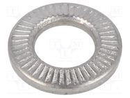 Washer; internally serrated; M6; D=12mm; h=1.85mm; BN 21206 BOSSARD