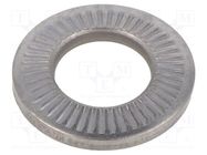 Washer; internally serrated; M8; D=16mm; h=2.2mm; BN 21206 BOSSARD