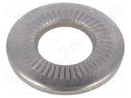 Washer; internally serrated; M8; D=18mm; h=2.35mm; BN 85460 BOSSARD