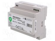 Power supply: switching; for DIN rail; 100W; 24VDC; 0÷4.15A; OUT: 1 POS