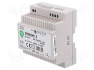 Power supply: switching; for DIN rail; 60W; 12VDC; 0÷5A; OUT: 1 POS